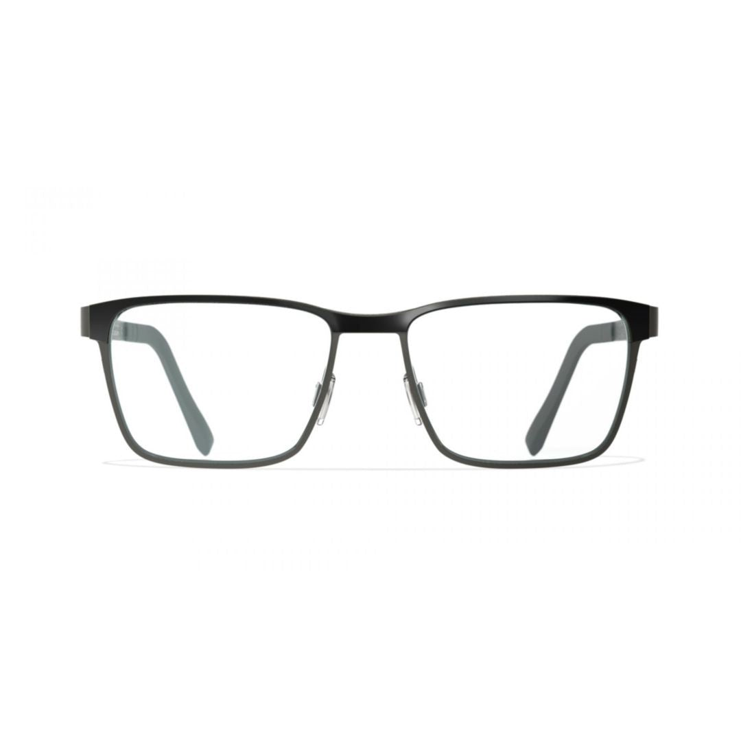 Blackfin Bf961 Waterford Rectangular Black Eyeglasses With Beta Titanium Frame