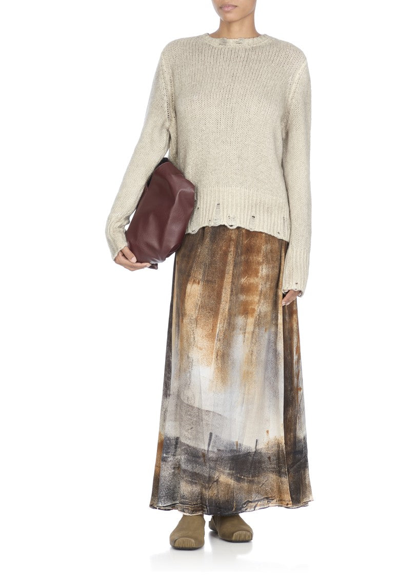 Avant Toi Beige Cashmere And Wool Sweater