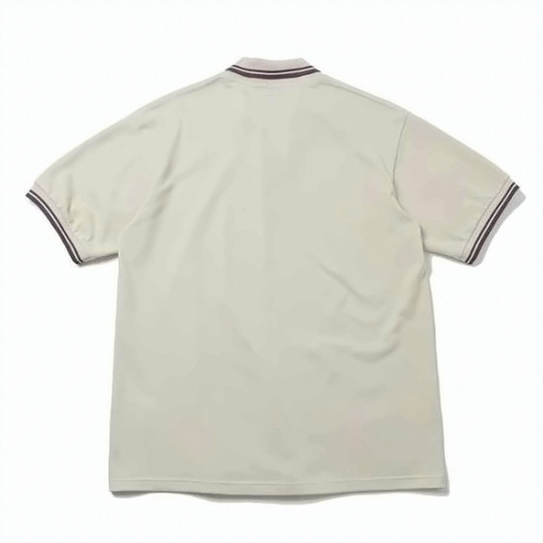 Needles Short-Sleeved Polo Shirt With Subtle Stripes