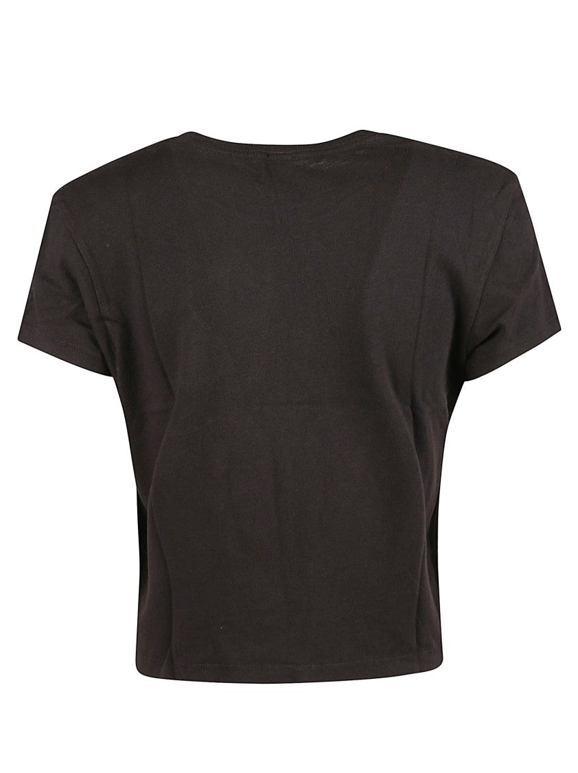 Redone 50S Boxy Cropped Graphic Cotton T-Shirt