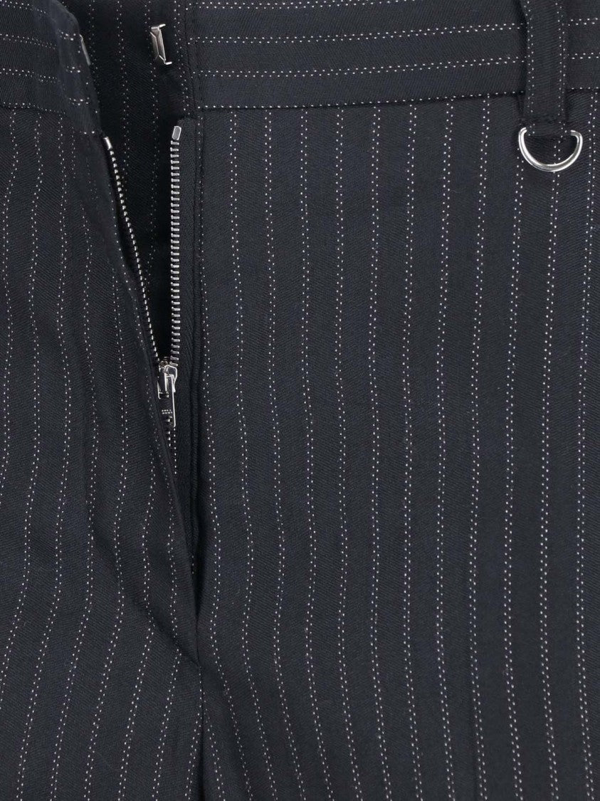Isabel Marant Pinstripe Straight-Leg Tailored Formal Pants