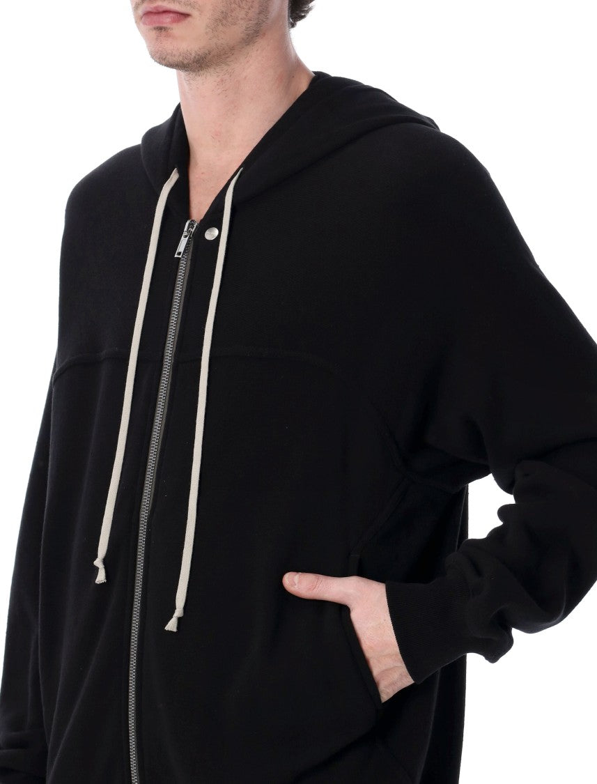 Rick Owens Zipped Windbreaker Hoodie