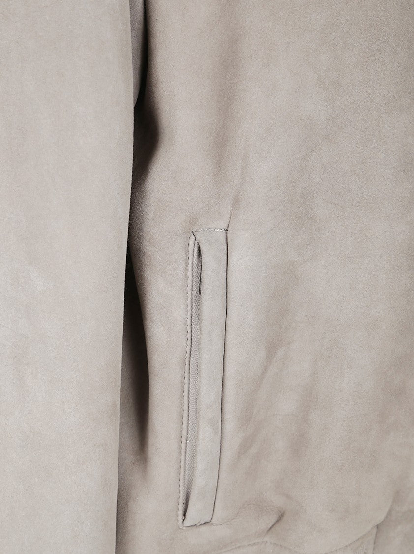 Salvatore Santoro Premium Sheep Skin Casual Jacket With Stand-Up Collar