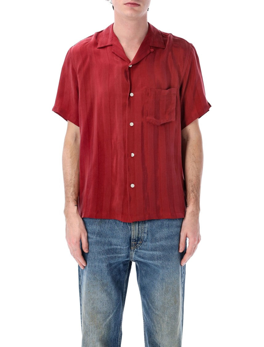 Portuguese Flannel Stripes Bowling Shirt