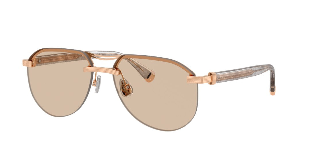 Brunello Cucinelli 0Bc2015st Titanium Aviator Sunglasses