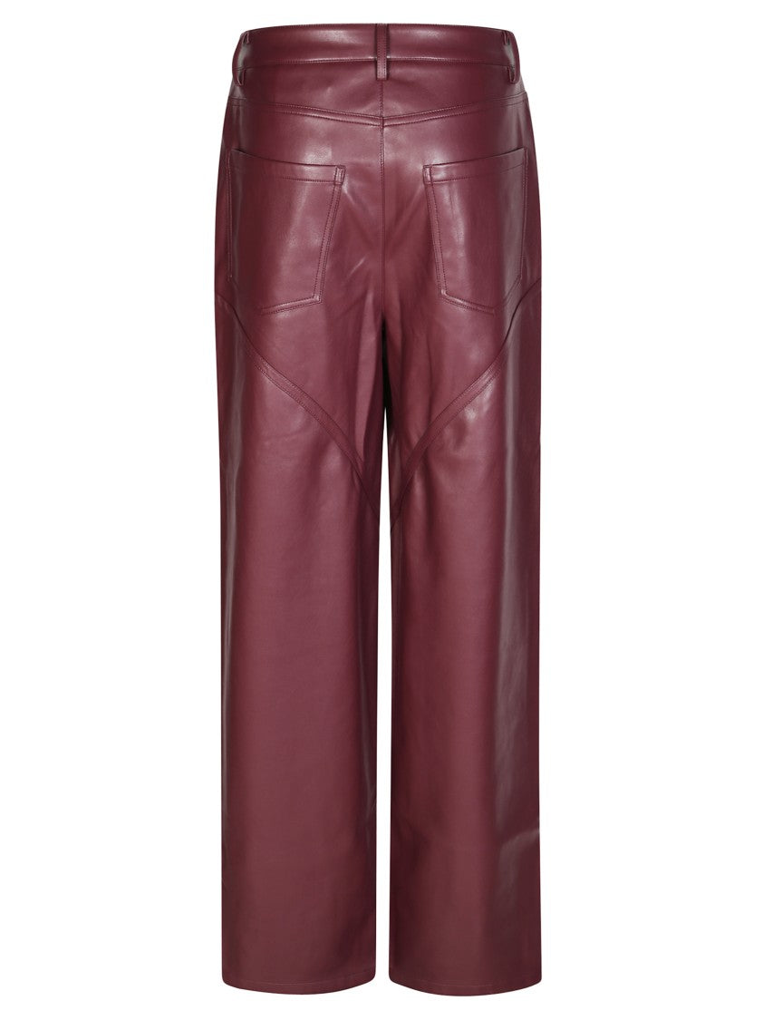 Rotate Mid Waisted Piping Pants