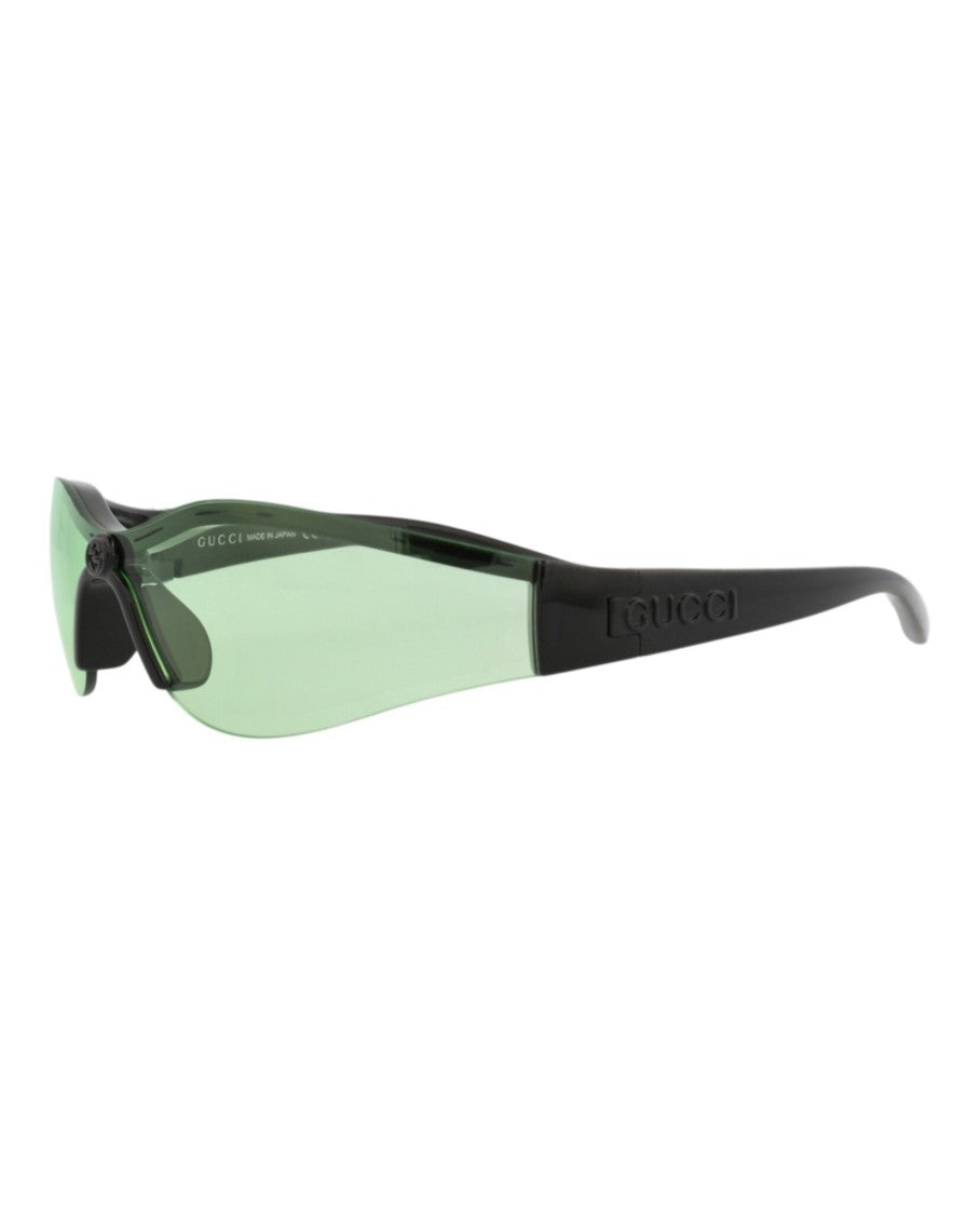 Gucci Shield-Frame Injection Sunglasses
