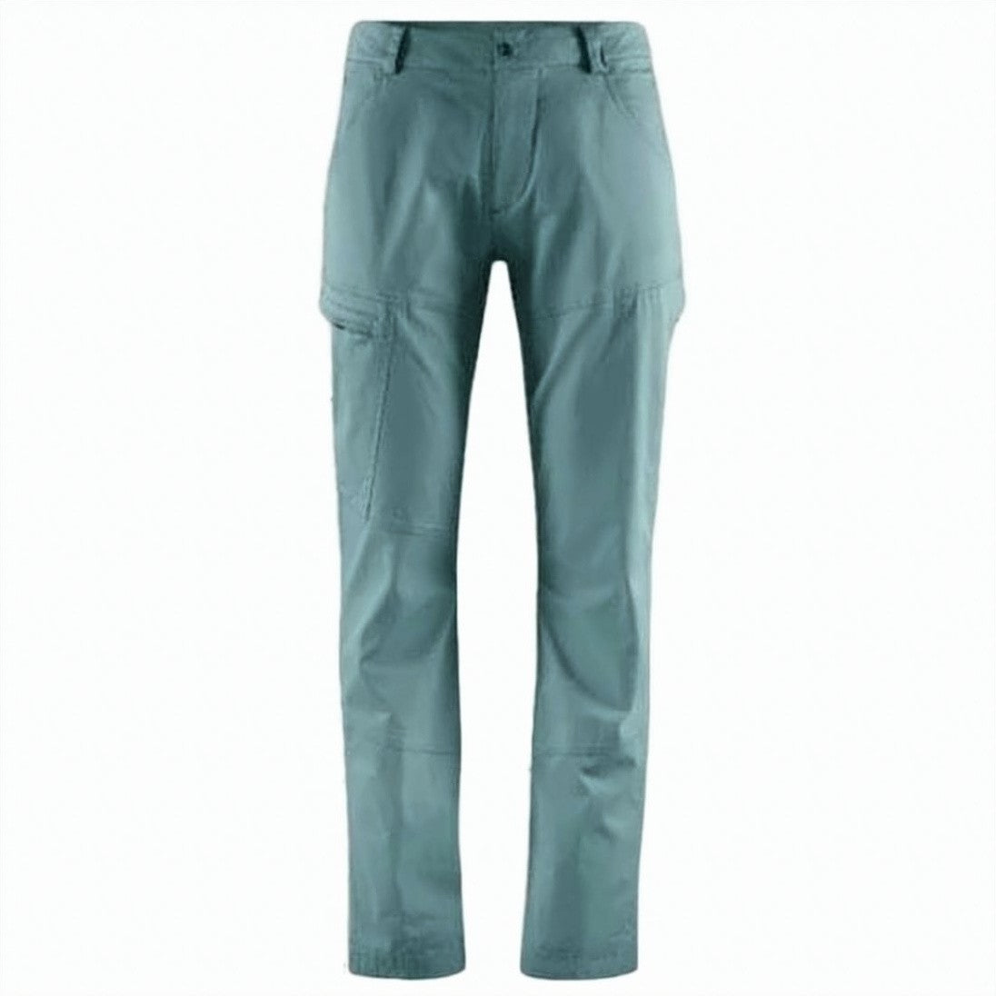 Klattermusen Straight-Fit Green Pants With Belt Loops And Subtle Pocket Design