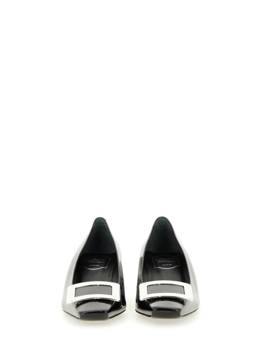 Roger Vivier Belle Vivier Pumps Square Buckle Calfskin