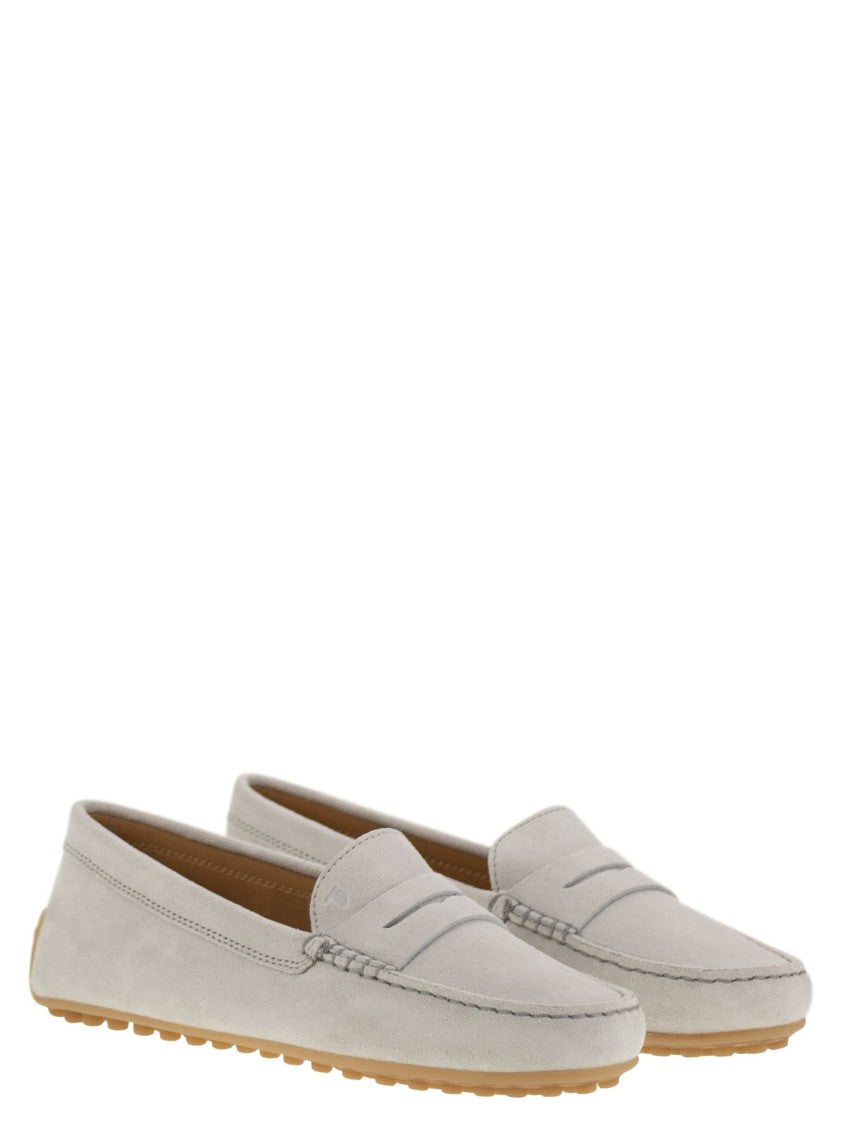 Tod's City Gommino Suede Loafer
