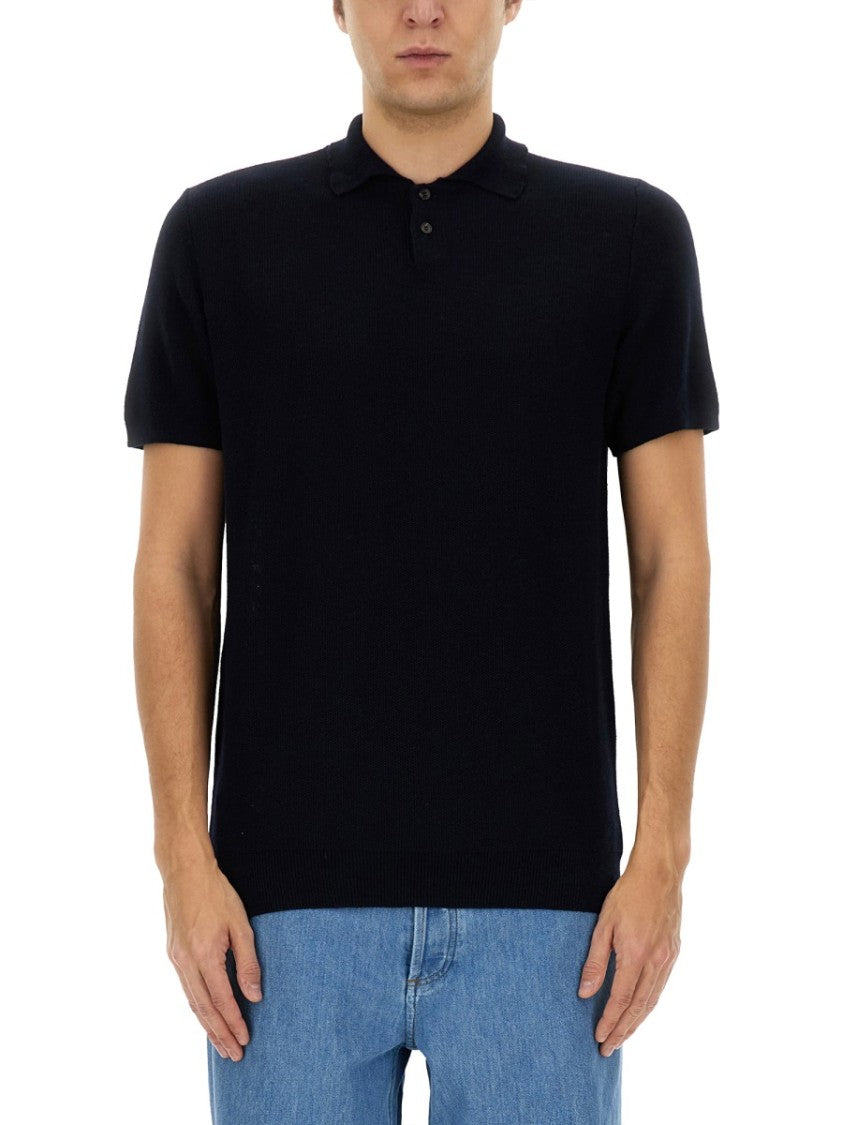A.P.C. Black "Jay"Polo