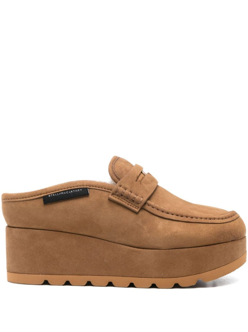 Stella Mccartney Suede-Finish Slip-On Mules