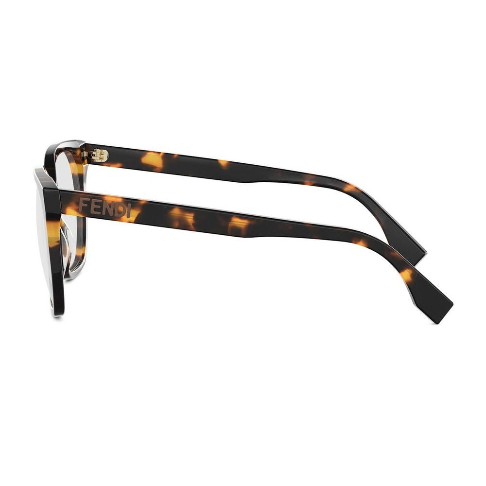 Fendi Fe50087i Lettering Havana Glasses
