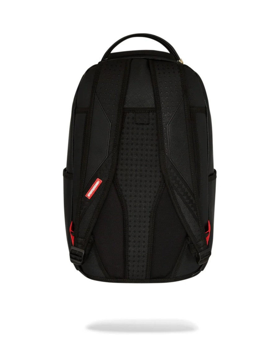 Sprayground Black Graphic Backpack With Ergonomic Design