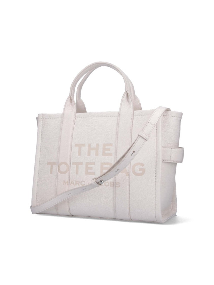 Marc Jacobs Medium 'The Leather' Tote Bag – White