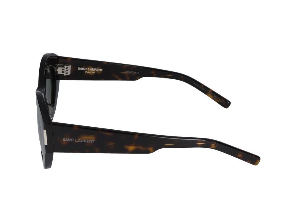 Saint Laurent Havana Oversized Cat-Eye Sunglasses