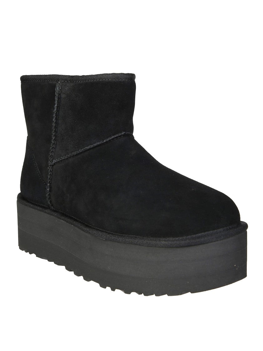 Ugg Mini Platform Boot With Plush Texture