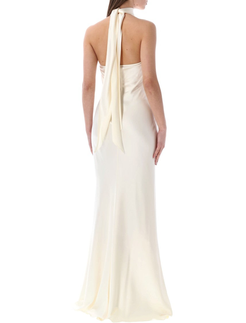 Polo Ralph Lauren Chilton Satin Evening Gown