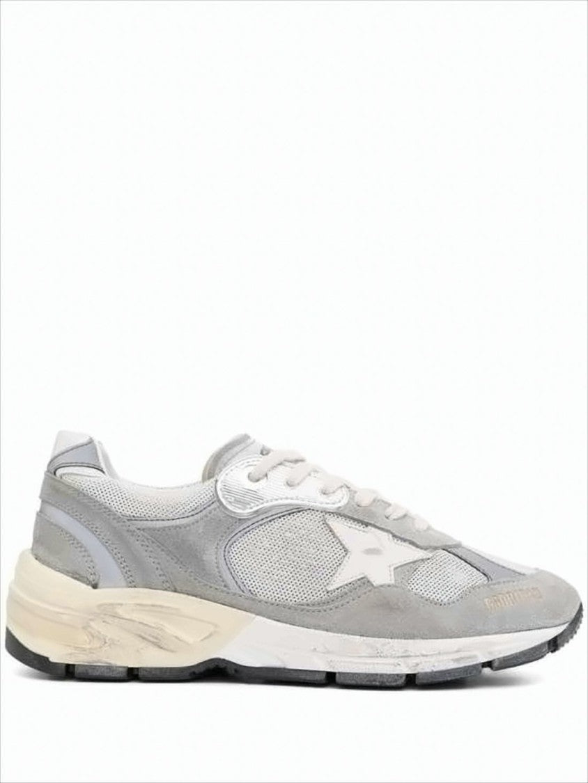 Golden Goose Low-Top Sneakers With Suede And Mesh Panels