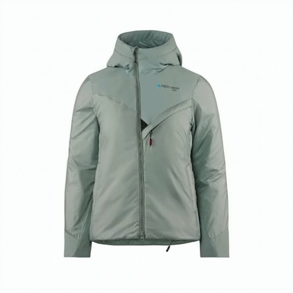 Klattermusen Streamlined Short Padded Jacket With High Collar And Hood