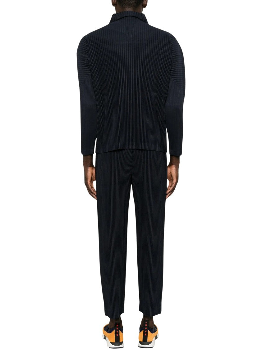 Homme Plissé Issey Miyake Pleated Zip-Up Cardigan