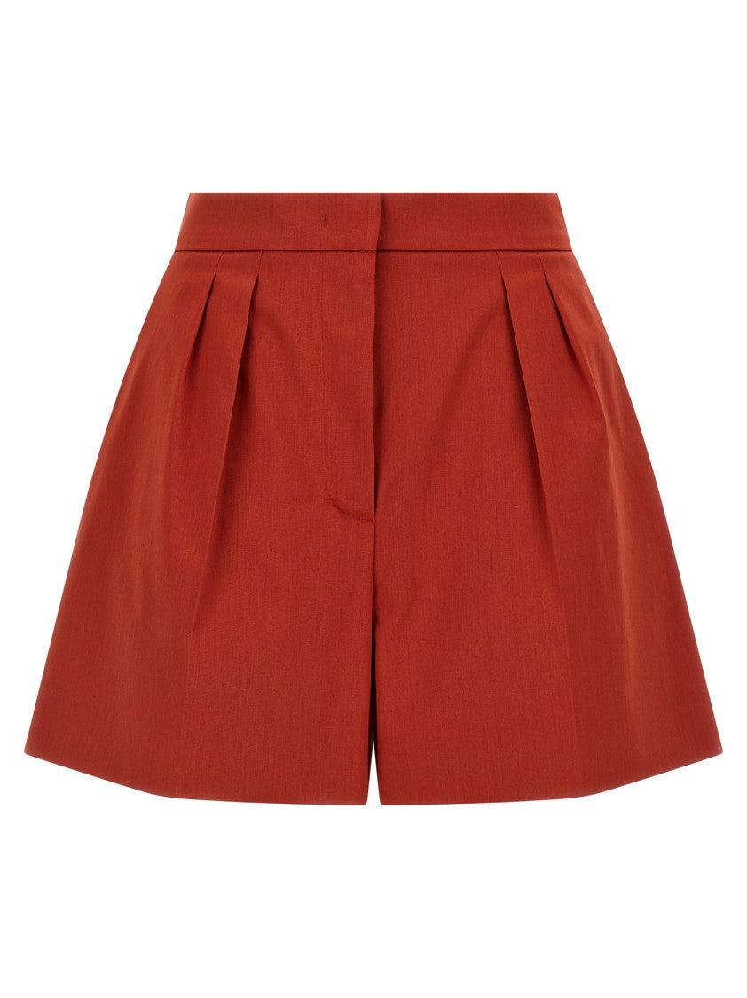 Max Mara 'Mxmtabacco' Double Pincer Shorts