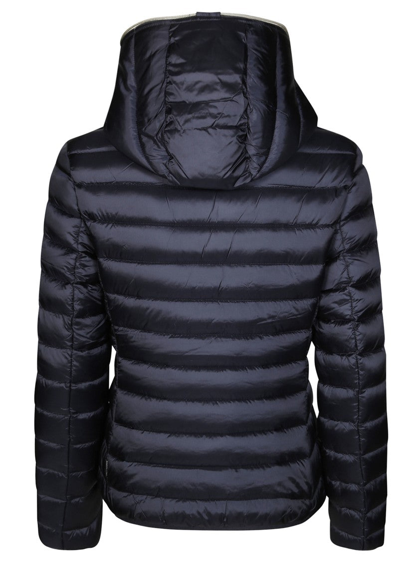 Save The Duck Hooded Short Jacket With Fitted Silhouette