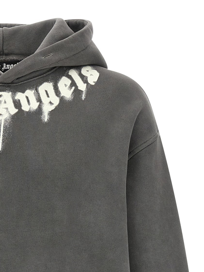 Palm Angels Logo Print Hoodie
