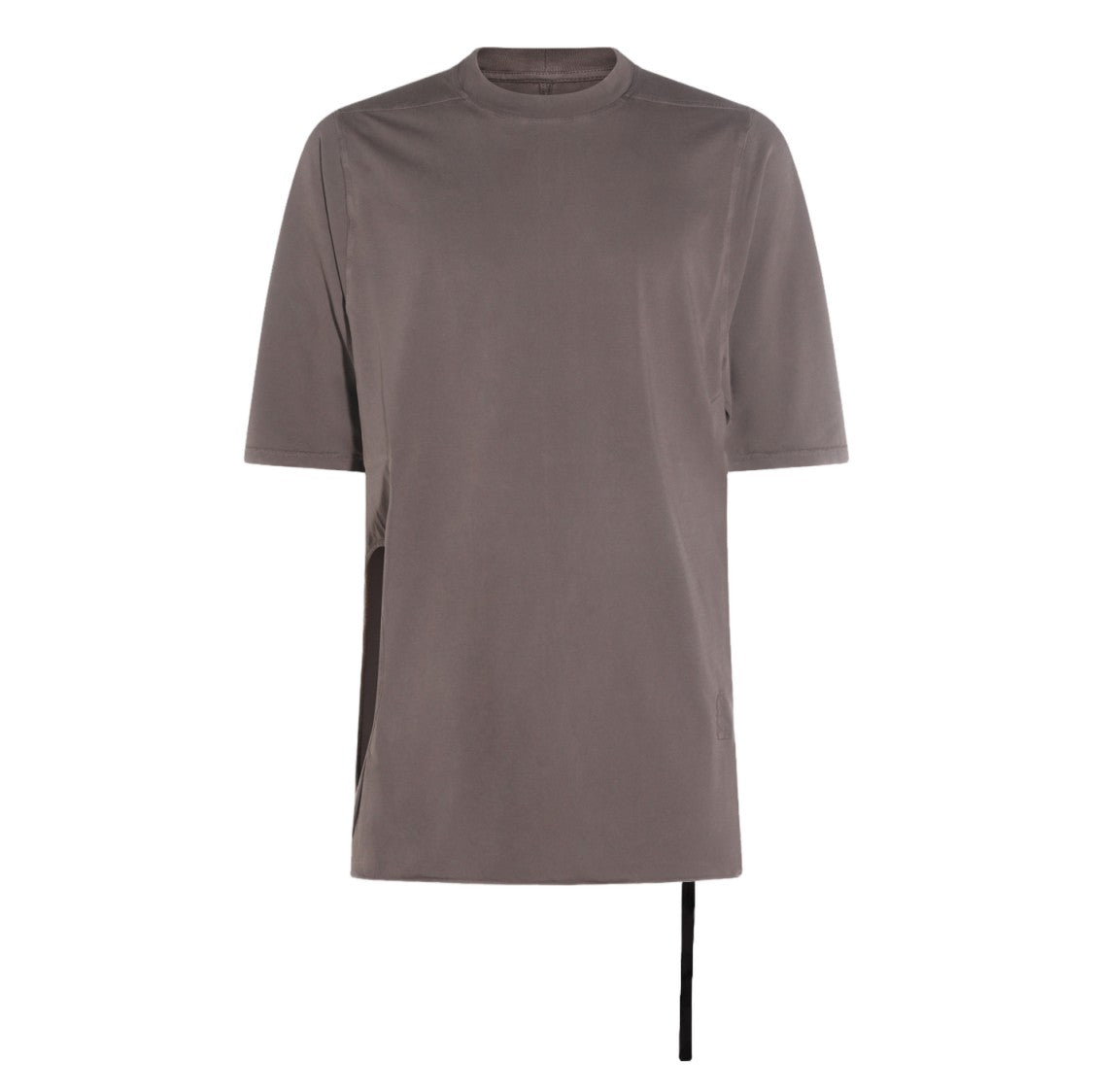 Drkshdw By Rick Owens Taupe T-Shirt With Edgy Strap Detail