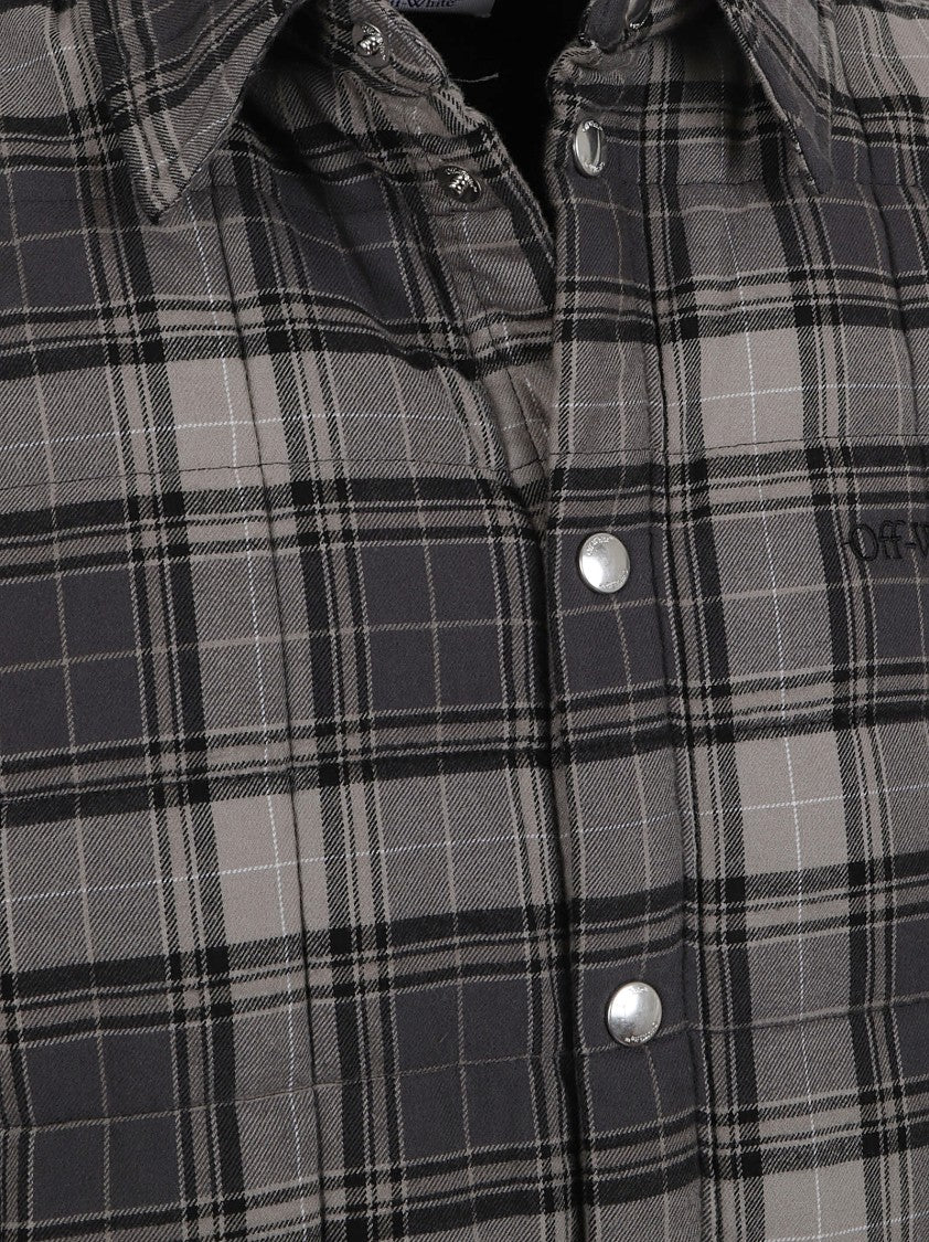 Off-White Padded Checked Shirt
