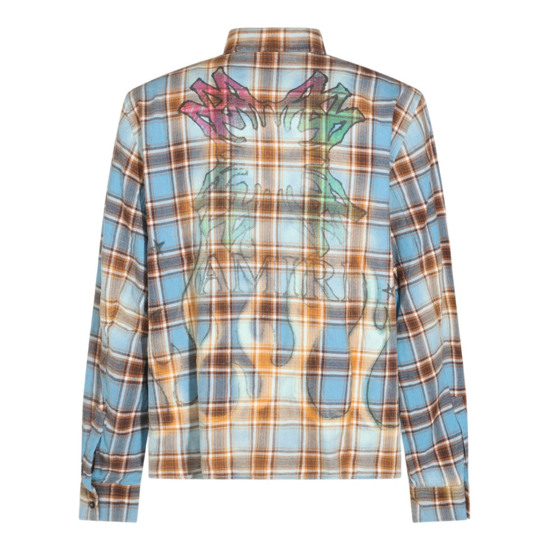 Amiri Plaid Graphic Casual Shirt