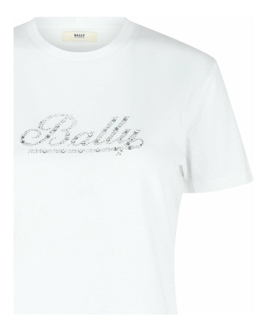 Bally Crystal Logo T-Shirt