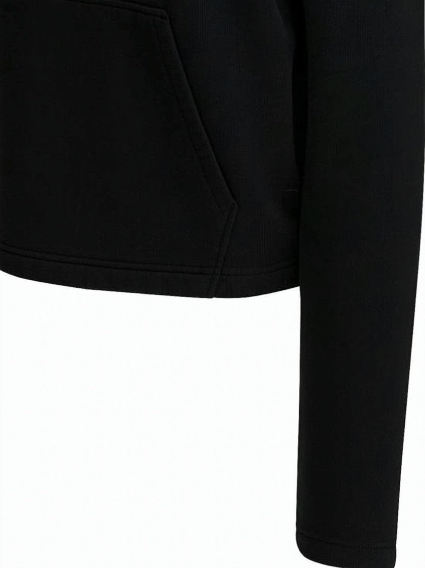 Ami Paris Cropped Heart Emblem Hoodie