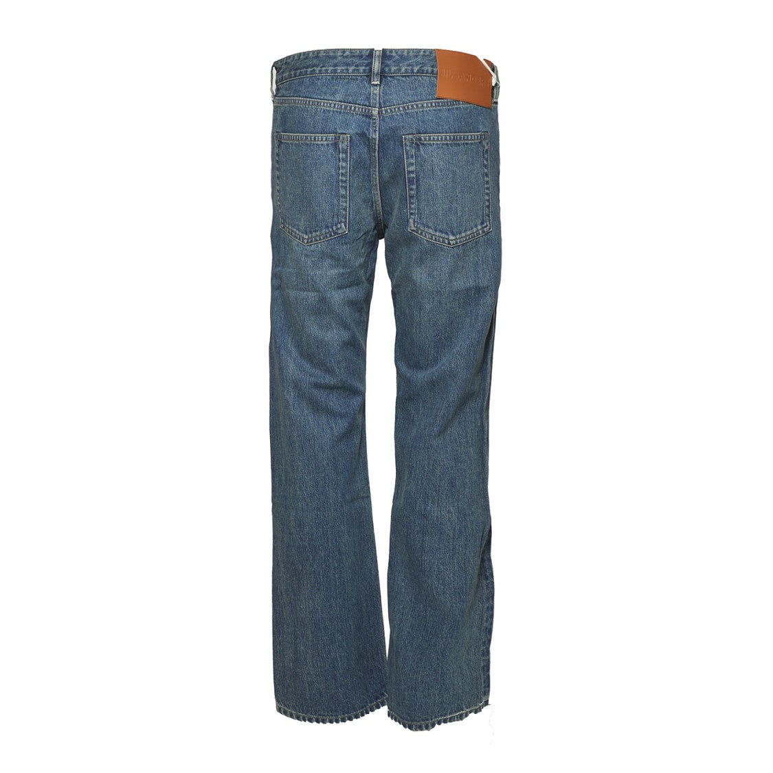 Jil Sander Classic Straight-Leg Jeans In Medium Blue Wash