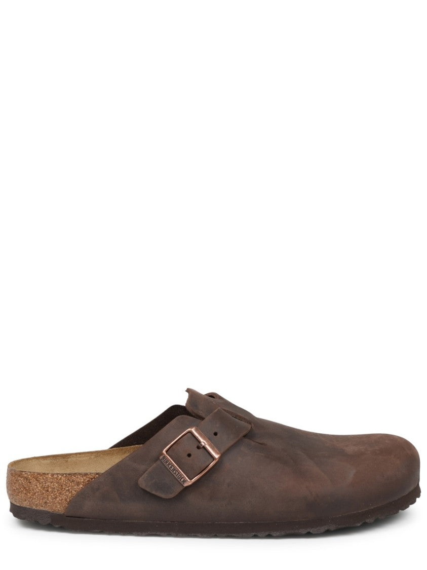 Birkenstock Adjustable Closed-Toe Sandals With Cork Footbed And Rubber Sole