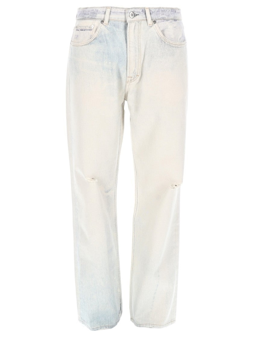 Our Legacy Light Wash Third Cut Distressed Denim Jeans
