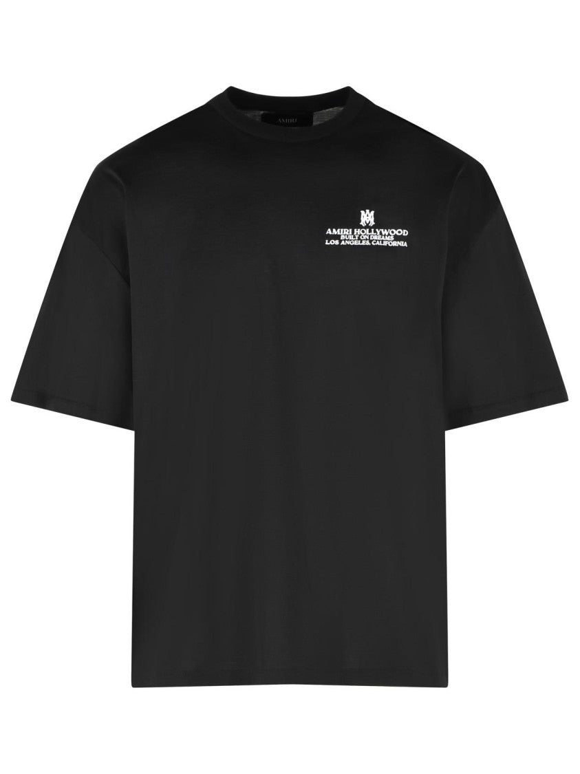 Amiri 'Built On Dreams' Black Cotton T-Shirt