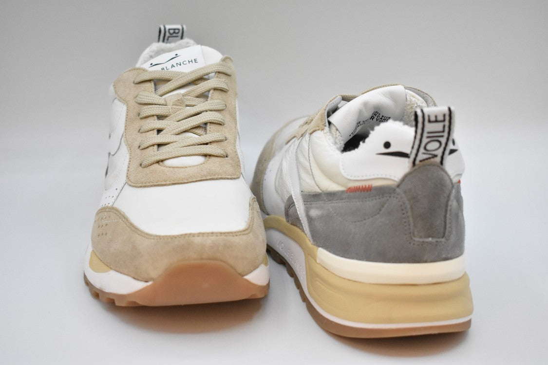 Voile Blanche Laced-Up Sneakers