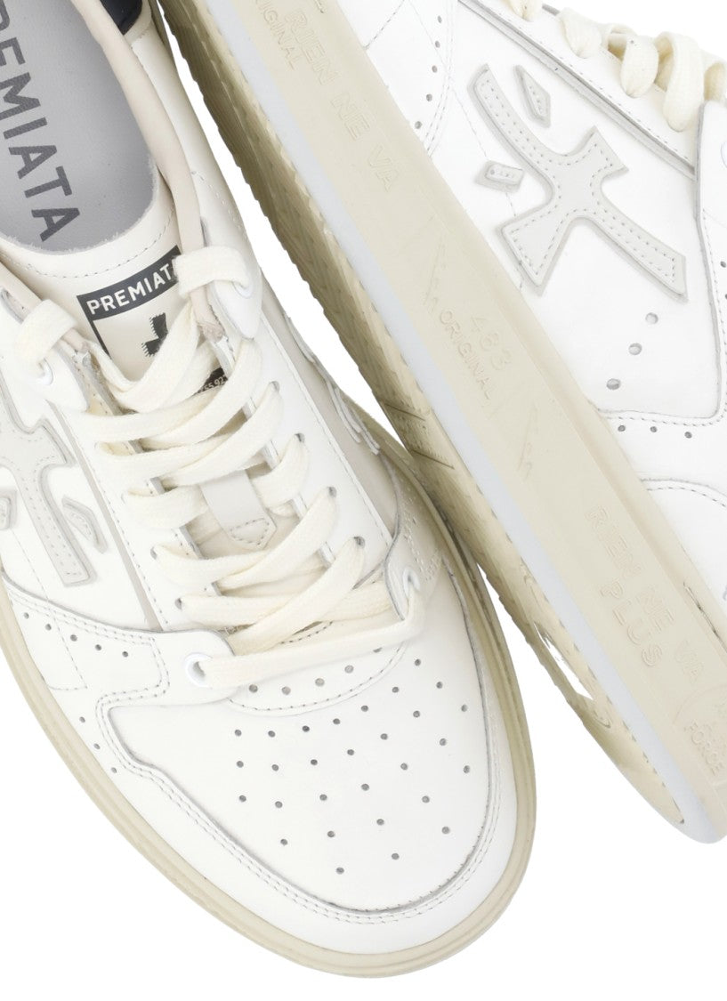Prmt White Quinn 8209 Lettering Sneakers
