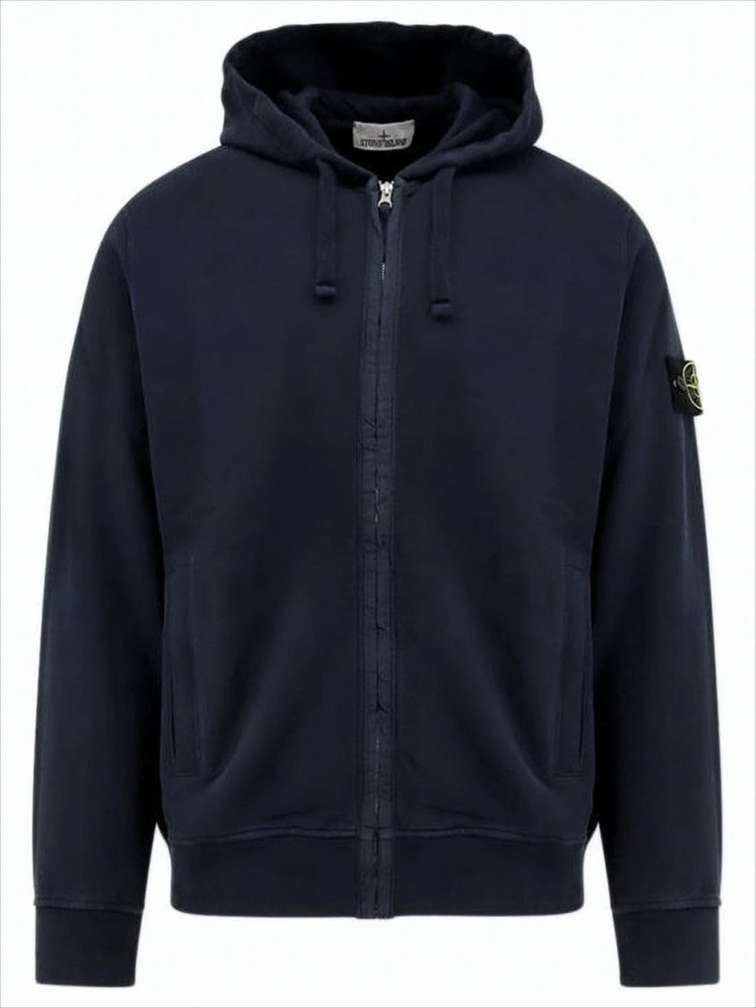 Stone Island Zip-Up Hoodie Crafted