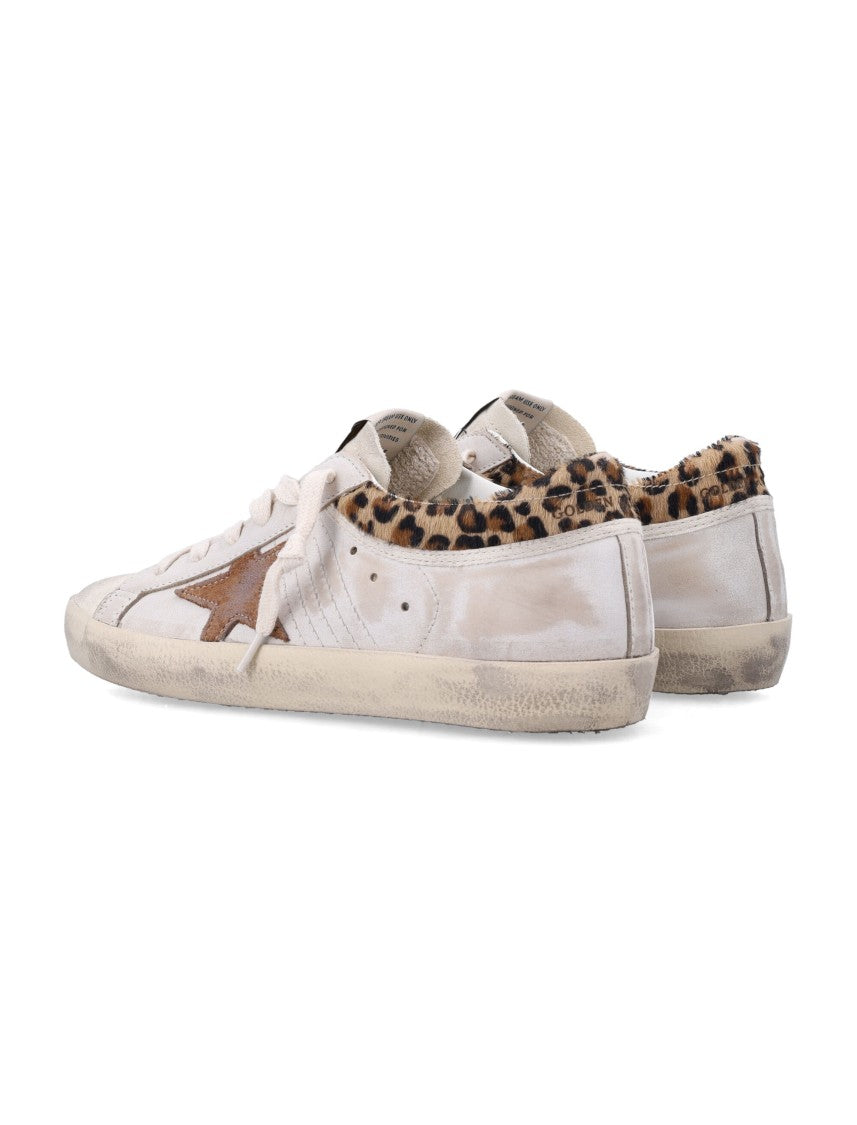 Golden Goose Super Star Ivory Leopard Sneakers