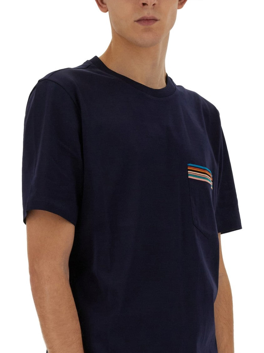 Paul Smith Stripes Pocket T-Shirt