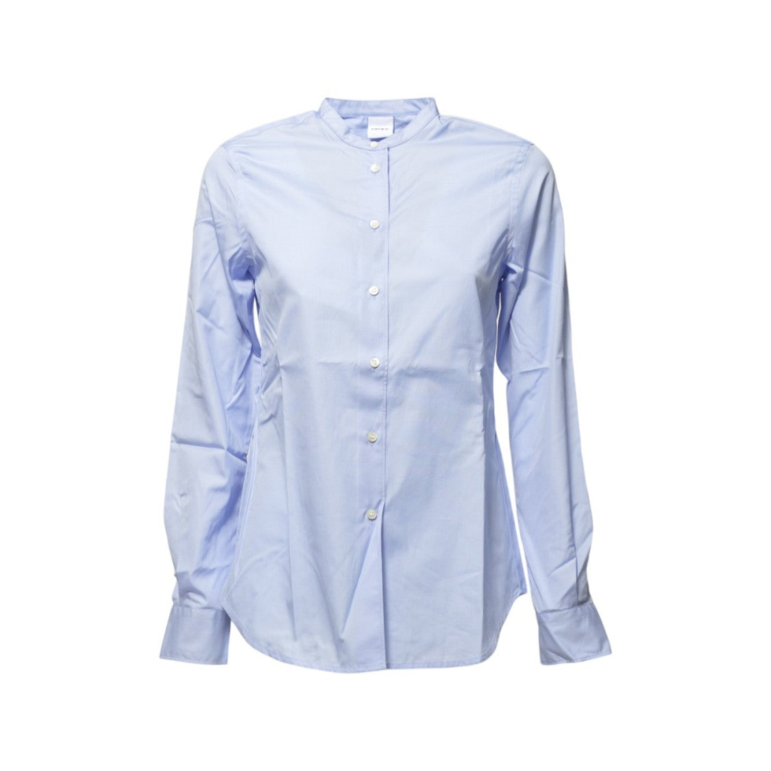 Aspesi Classic Slim-Fit Mandarin Collar Cotton Poplin Shirt