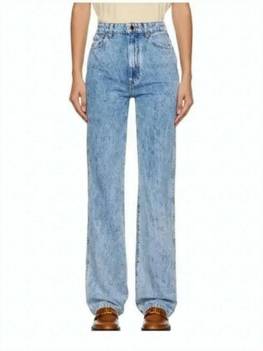 Khaite Relaxed Straight-Leg Denim Pants With Vintage Appeal