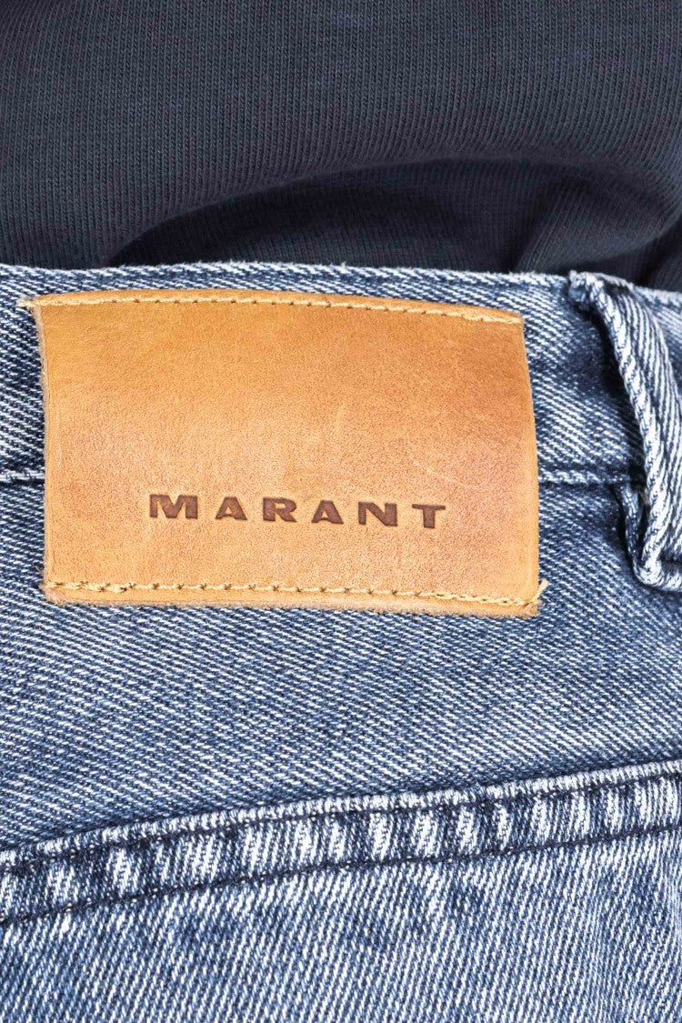 Isabel Marant Jenter Lyocell And Cotton Jeans