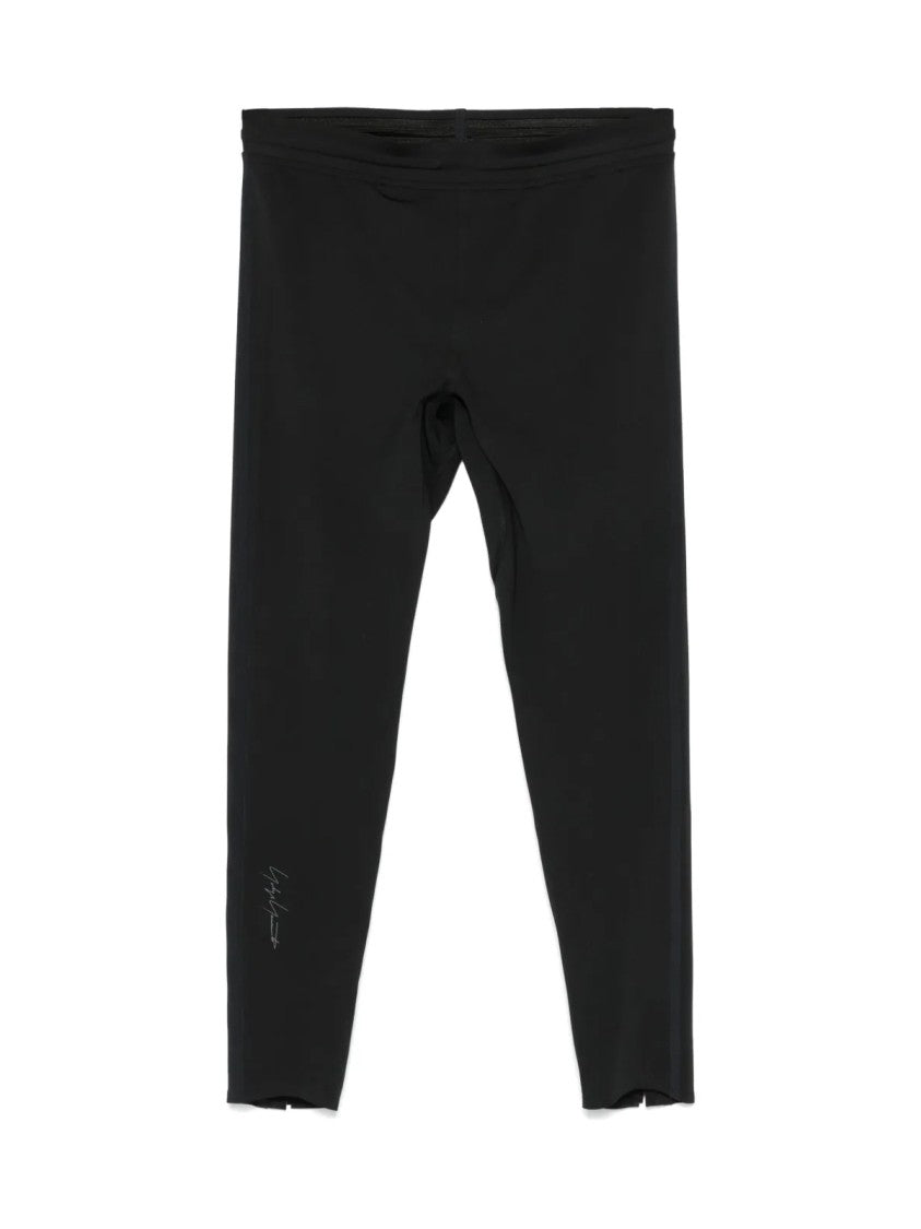 Y-3 Run Tights Logo Printed Running Leggings