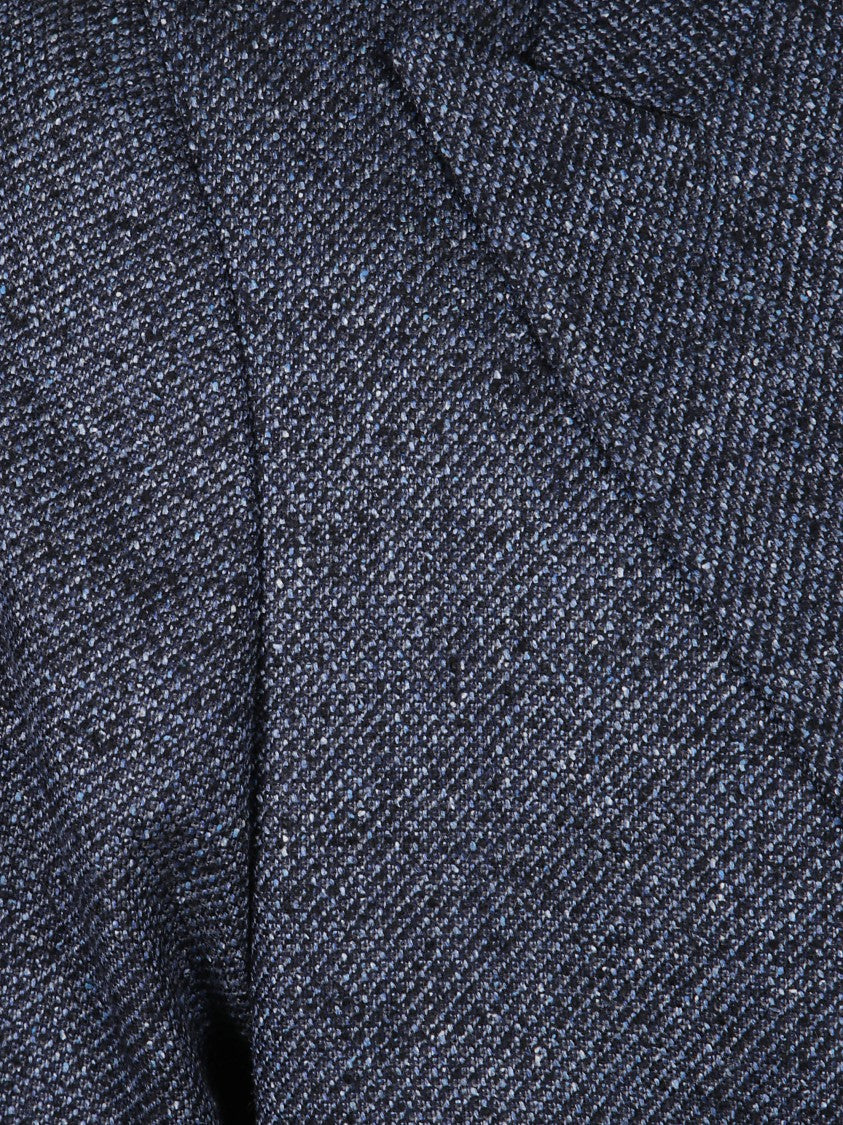 Tagliatore Montecarlo Herringbone Double-Breasted Blazer