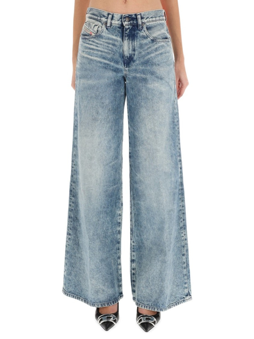 Diesel 1978 D-Akemi Flare Wide-Leg Jeans