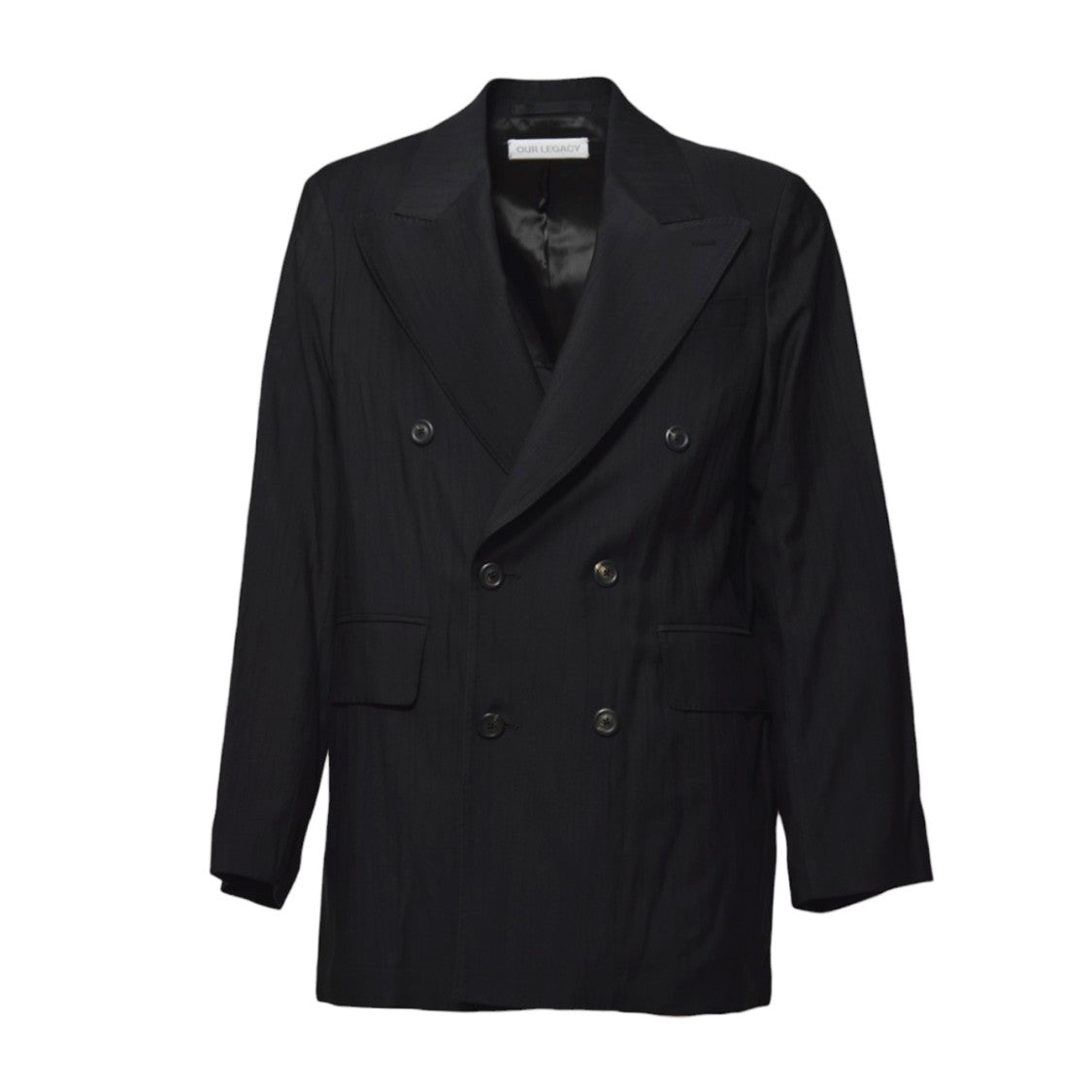 Our Legacy Sharp Black Viscose Blazer
