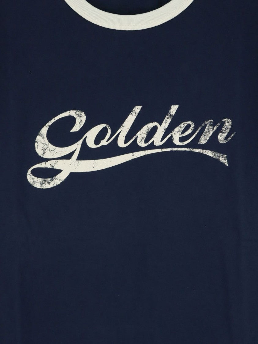 Golden Goose Vintage Script Logo Short-Sleeved T-Shirt